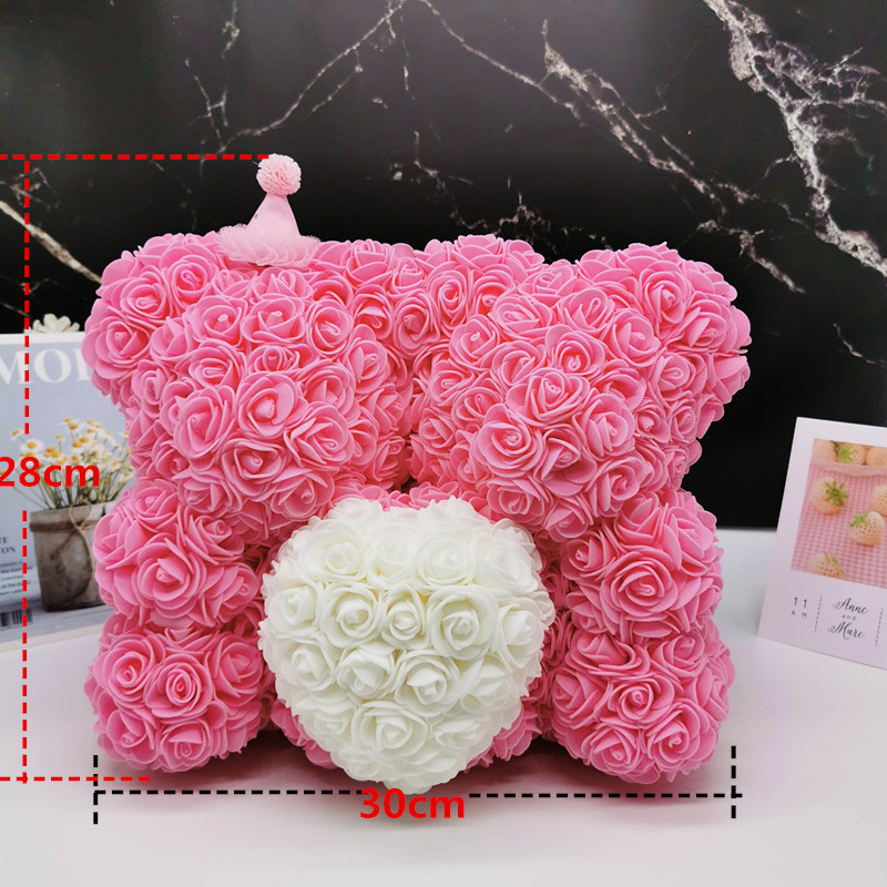 Wholesale Teddy Rose Bear Twins Popular Size Rose Bear Sell Well In all of the world