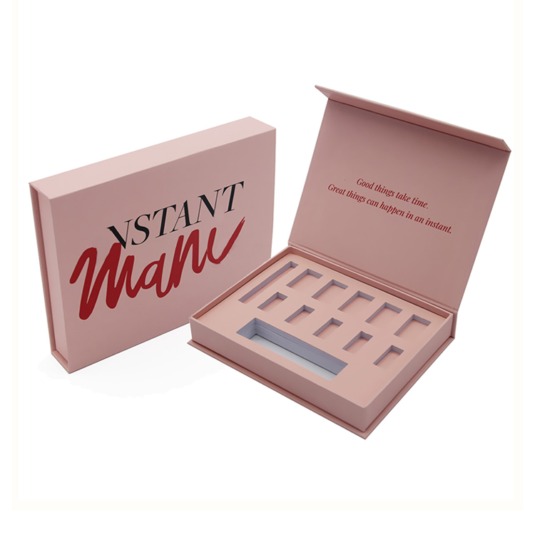 Custom Printed Empty Wholesale Fake False Press On Nail Packaging Box