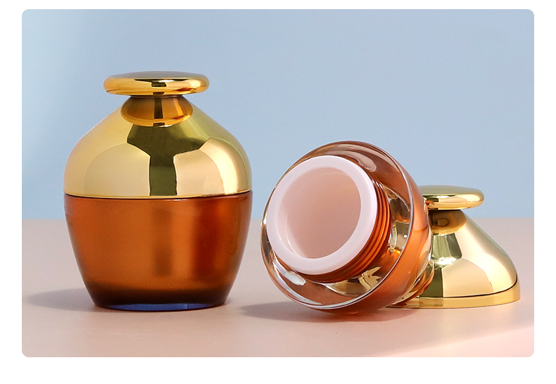 100ml 110ml Luxury Cosmetic Packaging Beauty Cream Jar Silver For Packaging