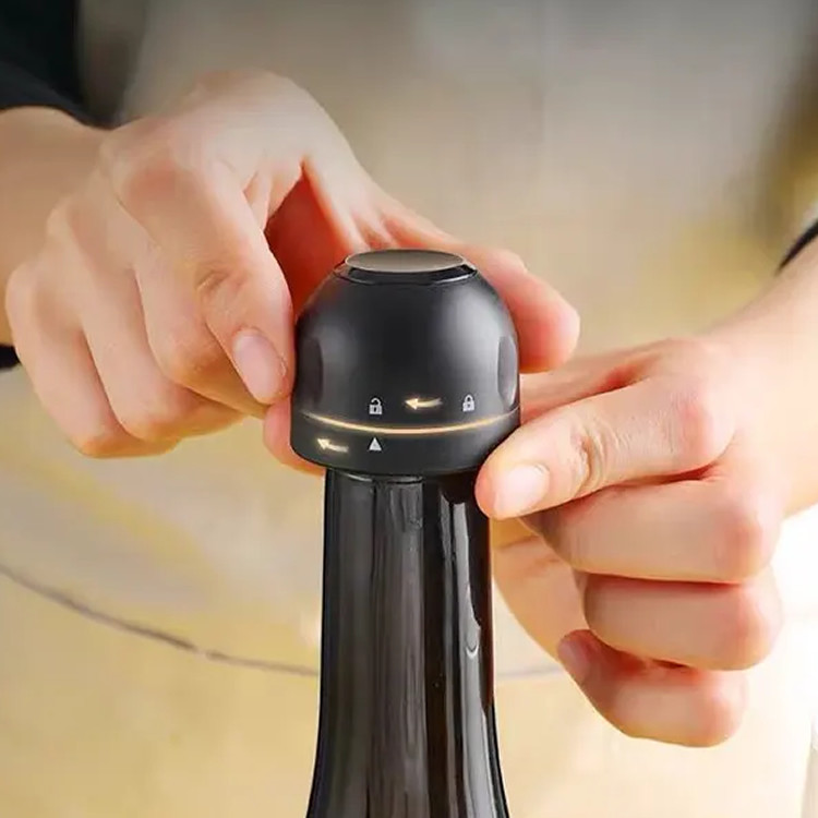 Fashion Modern Food Grade Plastic Silicone Wine Stopper OEM ODM Service
