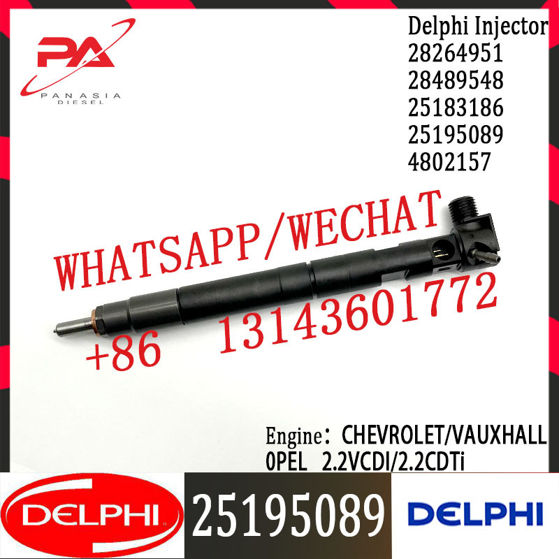 Genuine Fuel Injector 28264951 28239766 28489548 For CHEVROLET / 0PEL 2.2VCDI 25195089