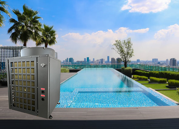 R410a 18KW Air Source Heat Pump Commercial Hot Water Heat Pumps In Commercial Buildings