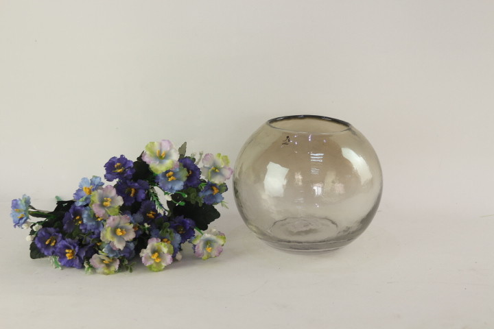 OEM Handmade goldenInside Plating Spray Glass Vase For Decor