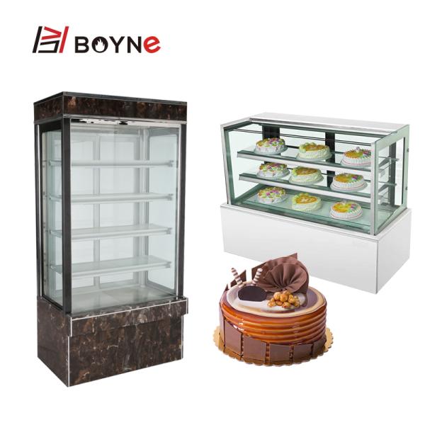 6 Layer SS Vertical Cake Display Case Good Heat Preservation