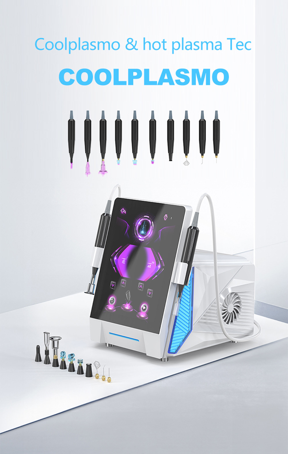 2025 Hot Sell Cold Plasma Skin Machine Cold plasma Pen German 8 In 1 Fractional Hot And Cold Plasma For Spots.