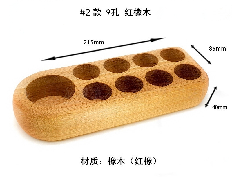 Hot Selling Bamboo Lipstick Organizer Case Stand Customize Cosmetic Finishing Box Wood Essential Oil Holder