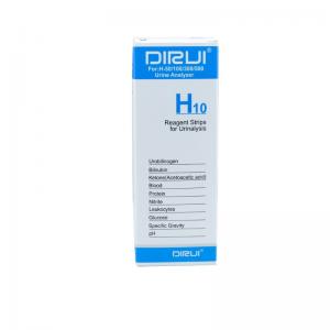 Quality ISO13485 Urine Protein Test Strips H10 Dirui Urine Test Strips For Urinalysis for sale