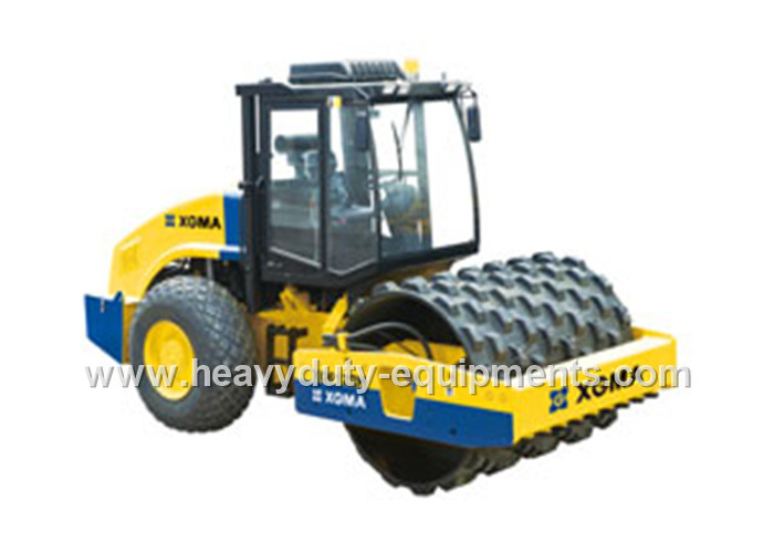 Road roller XG6122H with drum weight of 7 T equipped safe and reliable 3 stage braking system