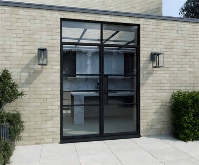 Customizable Aluminum Waterproof Casement Doors With 10 Sealing Layers