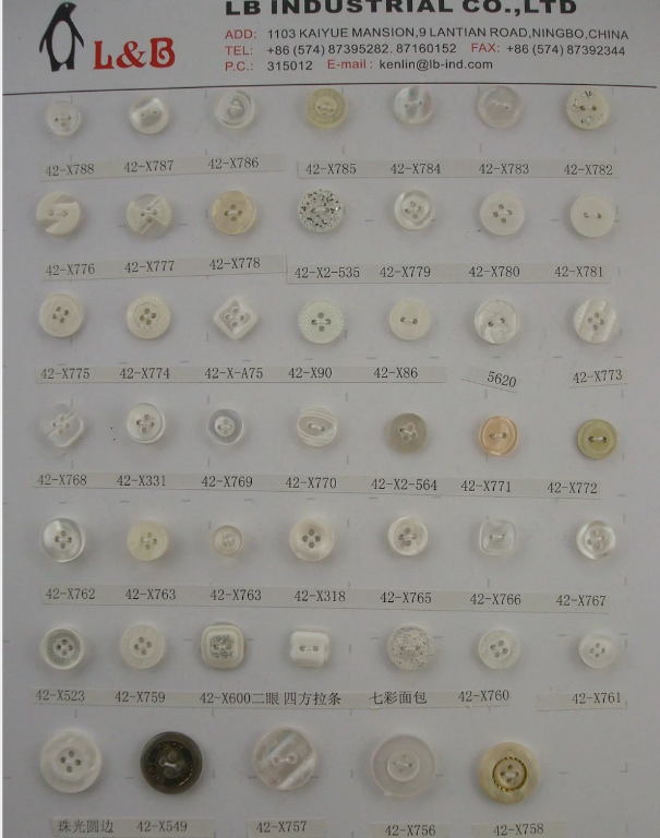 Custom Manfactur Low MOQ 14L Lettering White Ivory Resin Jeans Shirt Round Button For Clothes Resin Button 4 holes