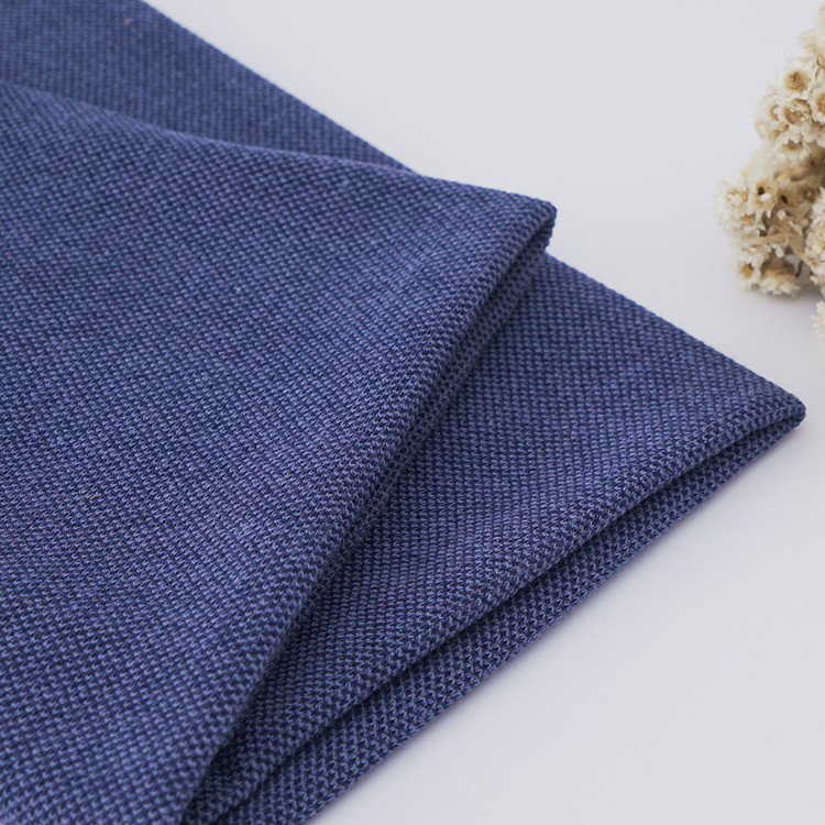 Single Face Cotton French Terry Fabric 40S Low Shrinkage Yarn Dyed Cloth