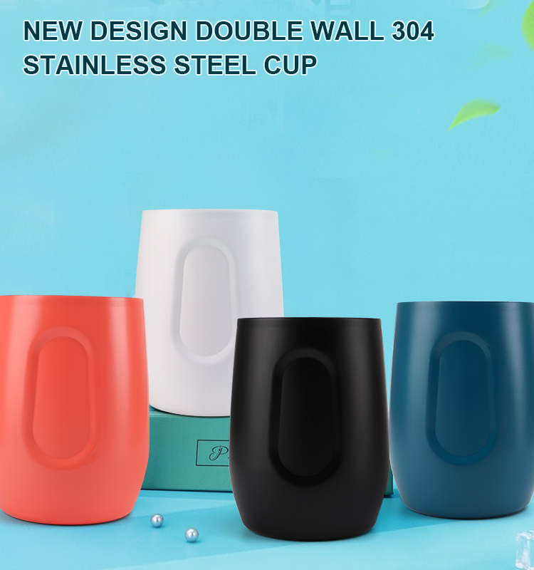 Wholesale Custom 380ml Thermos Cup Insulated Tumbler Vacuum Flask Stainless Steel Coffee Mug