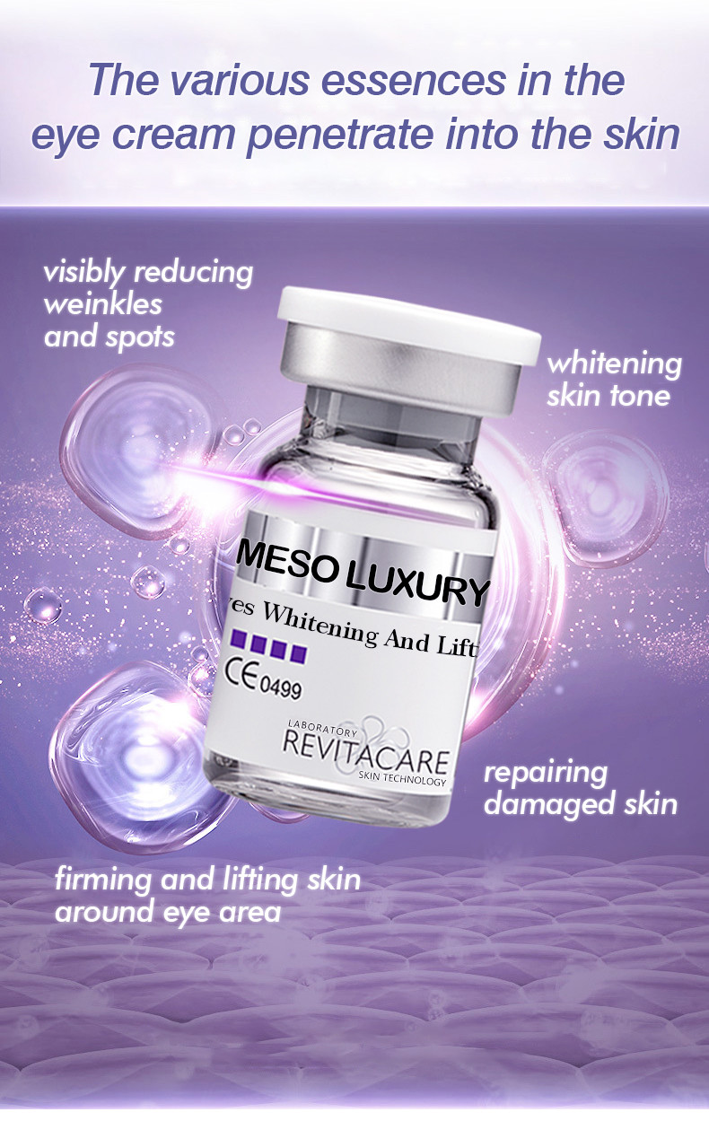 Private Label Anti Wrinkle Meso Serum Microneedling 6pcs/Set Remove Dark Circle Eye Wrinkle Serum