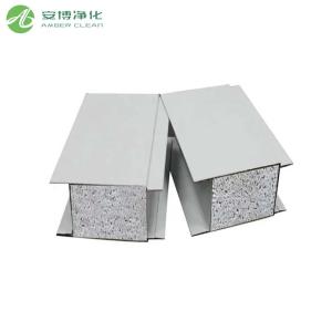 Quality AMBER 80KG/㎡ 50mm EPS Sandwich Panel with B Fire Proofing for sale