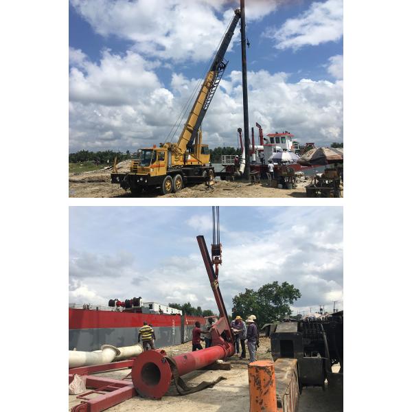 Portable Sand Suction Dredger Ship For Shallow River Cleaning