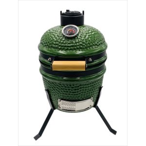 Quality 13 Inch 32cm Ceramic Kamado Grill Outdoor Green Color for sale