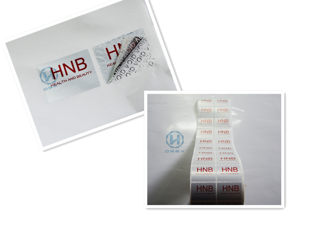 Anti Proof Stop VOID Tamper Evident Security Labels Hot Stamping Stickers