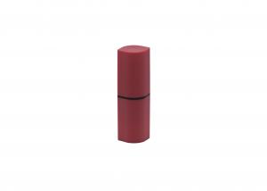 Quality SGS Plum Aluminum Rubber Painting Rhombus Shape Lip Balm Containers for sale