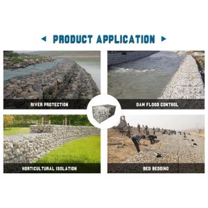 10X12 Gabion Box and Heavy Hexagonal Wire Nettings for Strengthening Retaining