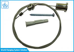 China Custom Made Cable Suspension Kit / Led Panel Light Suspension Kit Brass + Steel on sale