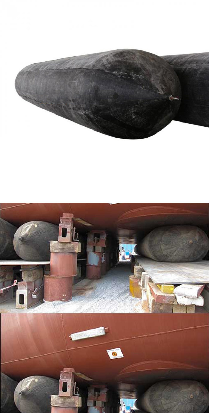 Airbag Launching Ship Inflatable Rubber Marine Airbags For Ship Launching
