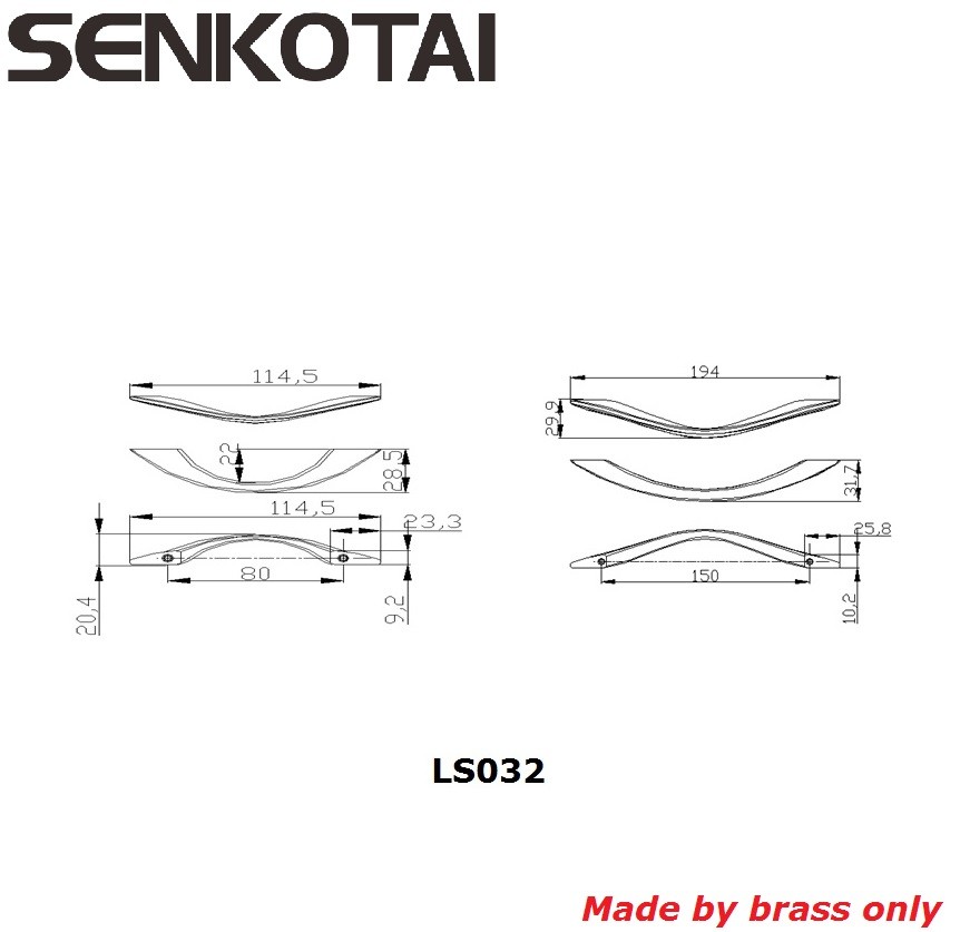 Simple design brass pull handle for furniture hardware,cabinet,wardrobe