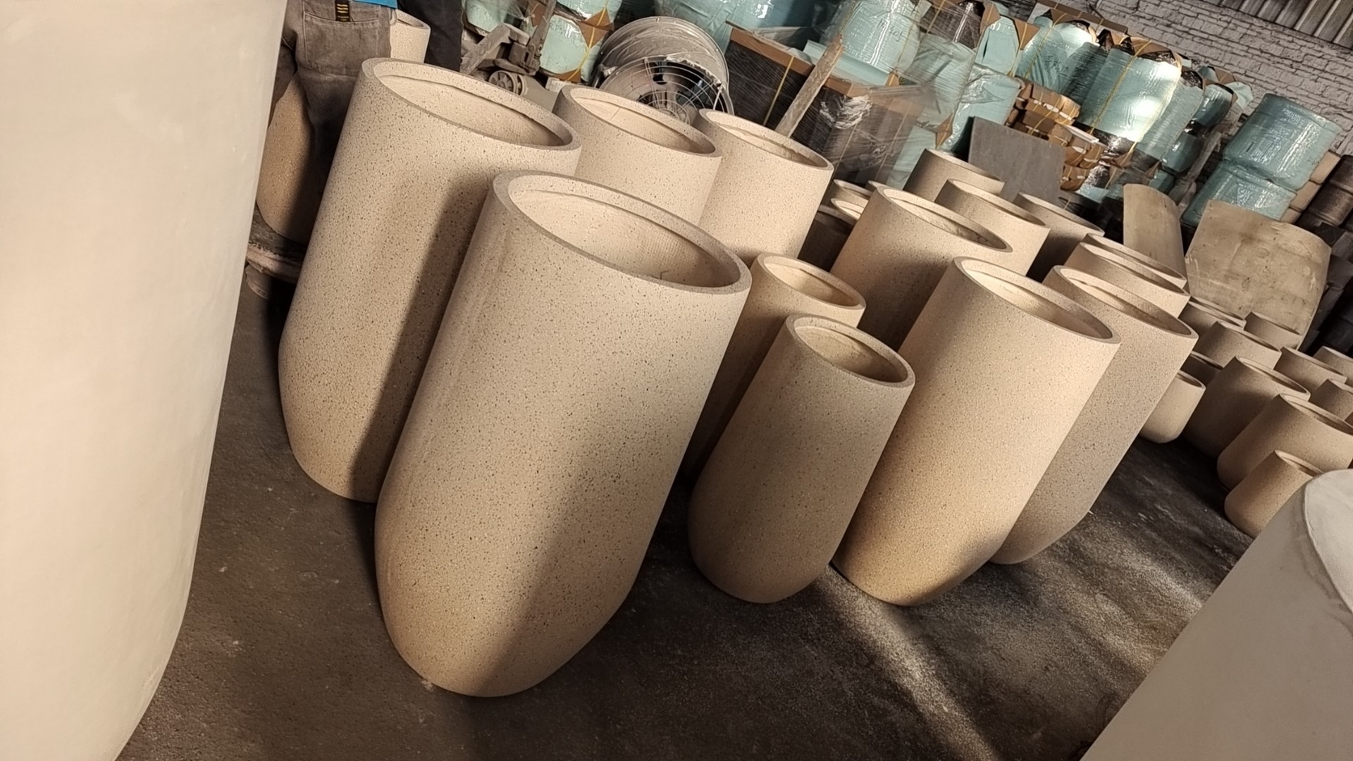 Outdoor Decor Fiber Clay Planters Durable And Stylish Designs