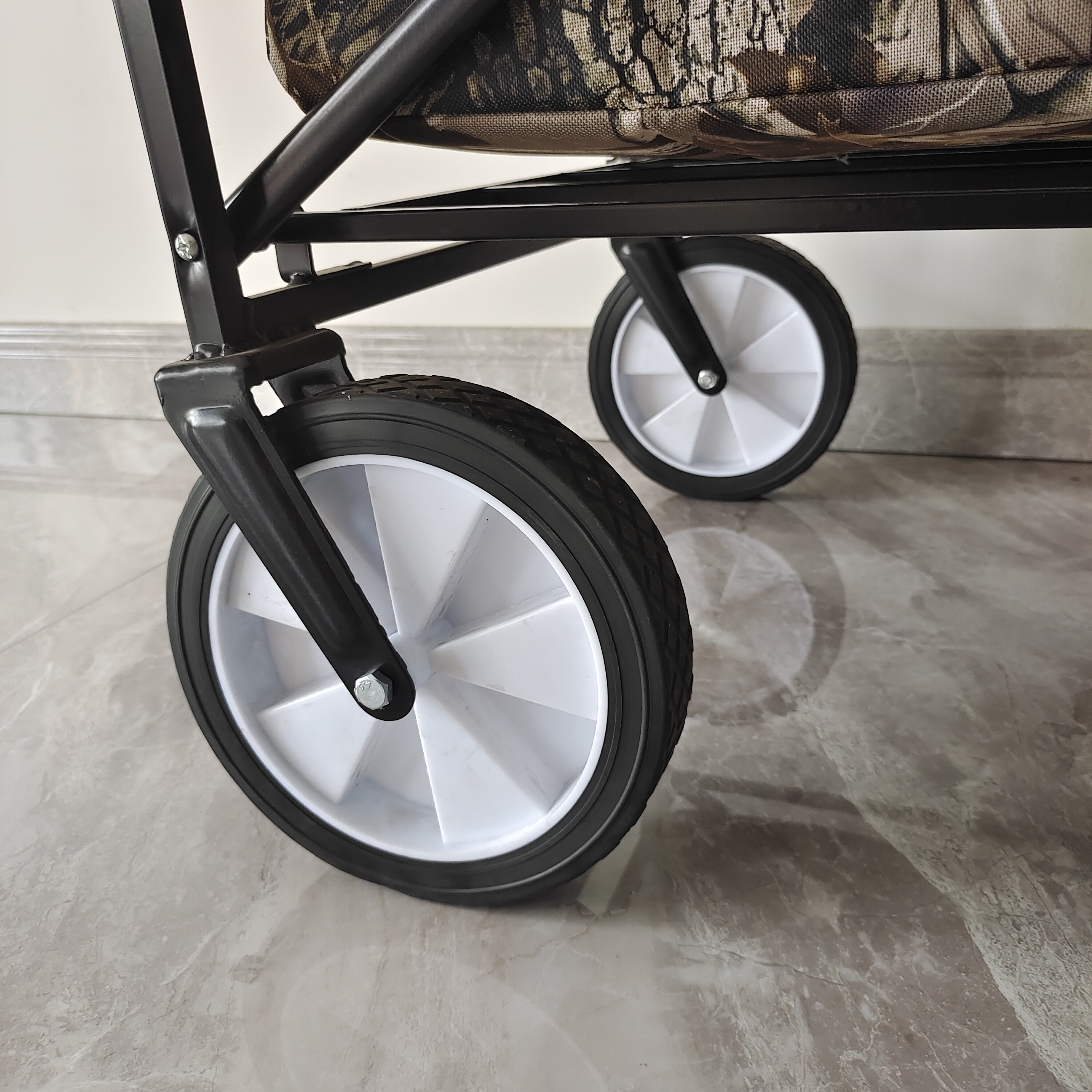 Outdoor Folding Wagon Stroller Collapsible Camping Picnic Cart