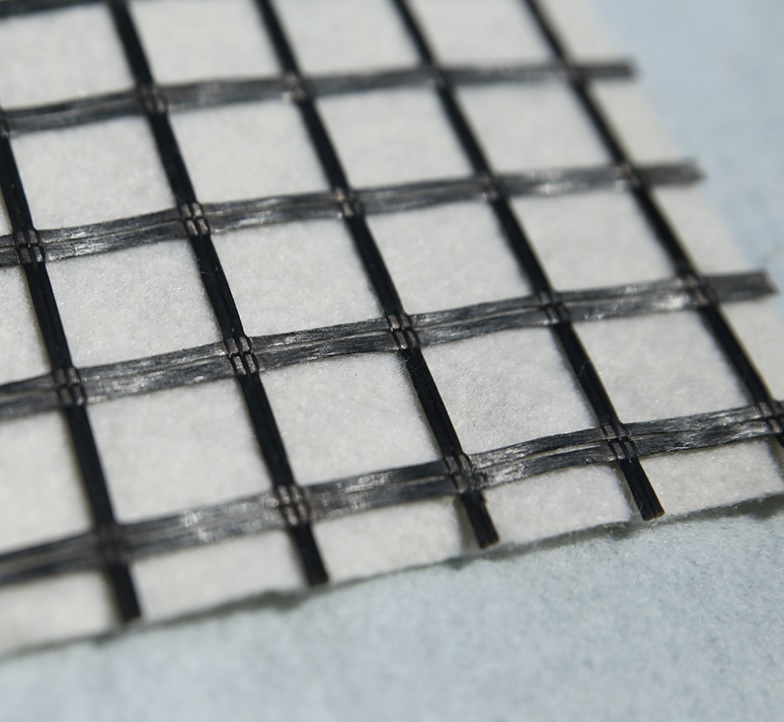 Modified Bitumen Coated Glassfiber Geogrid 110-600gsm
