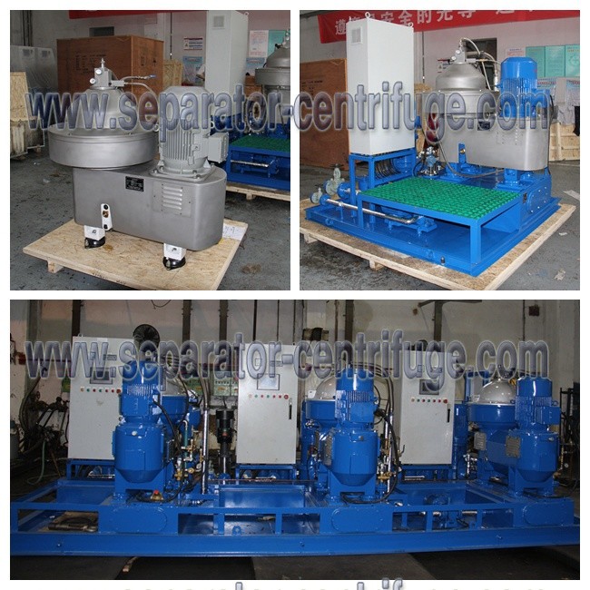 Simple Automatic Skid Mounted Disc Bowl Centrifuge For Marine Fuel Oil Purifying