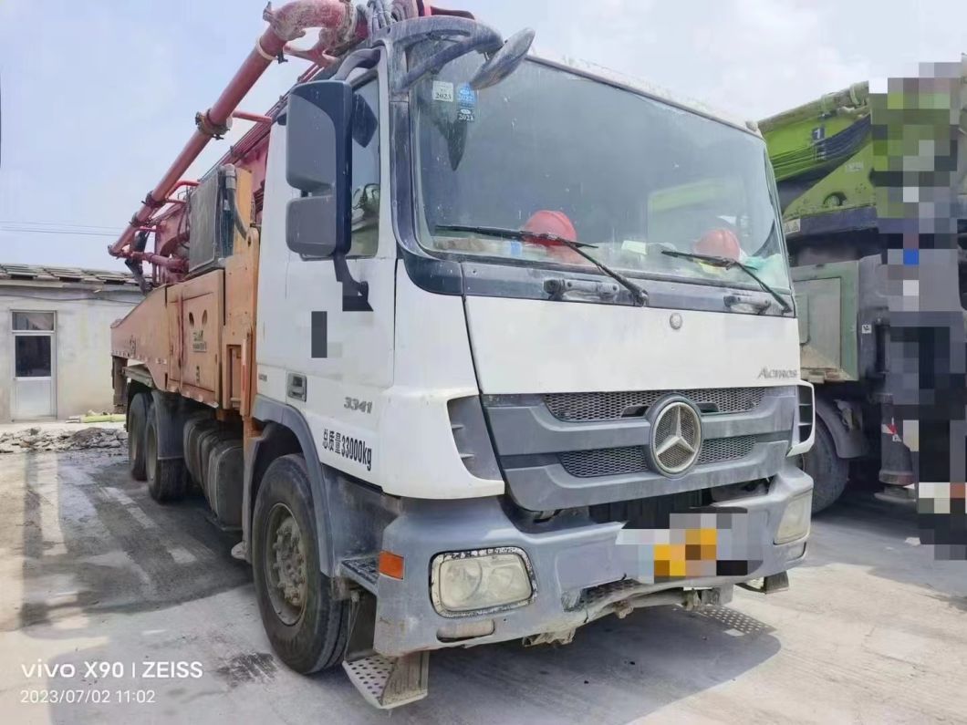 Heavy Equipment 2014 Sy 49m Used Concrete Pump Truck with Mercedes Benz Truck Mounted Pump