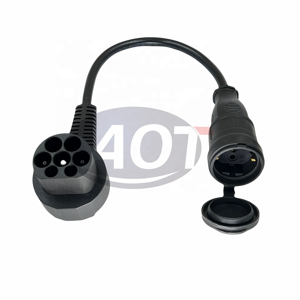 High Temperature Resistant PC V2L Adapter Type 2 Male 16A 1 Phase 1 EU Socket 0 5M Charger Cable for Hyundai MG Kia BYD