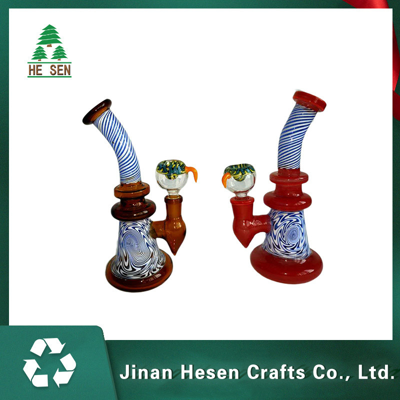 Irregular Mini Beaker Bubbler 8 Inch Borosilicate Glass Bongs
