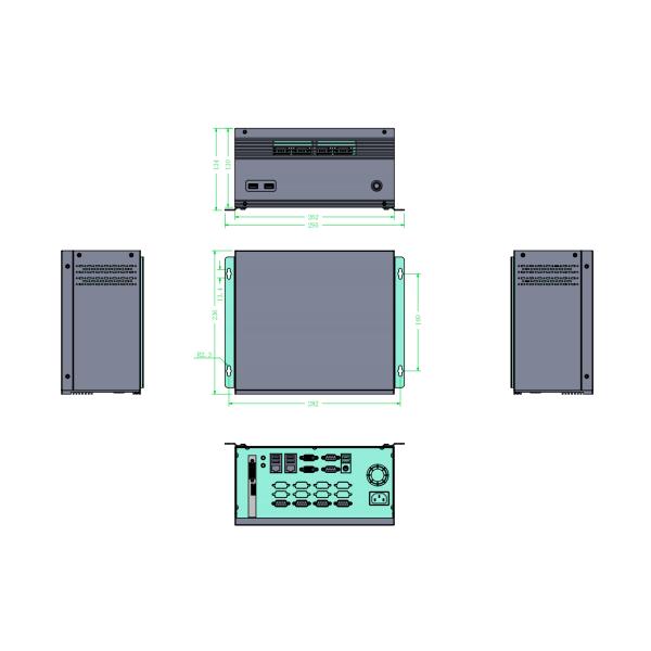 I/O 1x Line-out Industrial Fanless Mini PC With Ubuntu Operating System