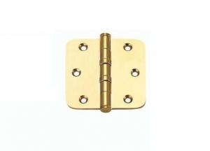 Quality Pure Brass Flat Cabinet Door Hinges With Round Corner And Ball Bearing 3/4Commercial heavy duty door hinge for sale