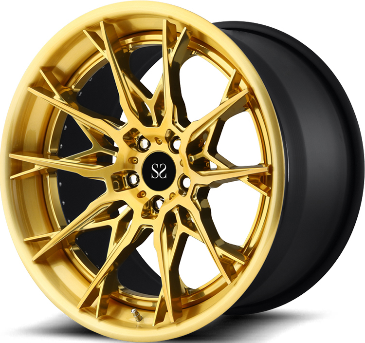 18 19 20 21 22 Inch 5x130 Black Machine Face Audi Q7 Wheel 3 Pc Rims Forged Alloy A6061 T6 Styling Wheels
