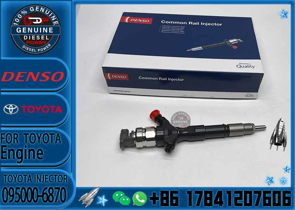 Wholesale Fuel Injector 095000-6870 Common Rail Fuel Injector 095000 6870 0950006870 for TOYOTA 1KD-FTV 236770-391