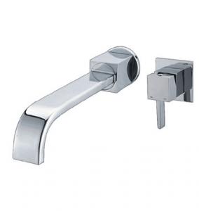 China Wall Mounted Single Lever Basin Mixer Taps With a long tongue spout on sale