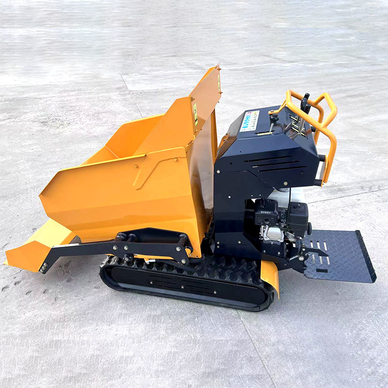 CE Air Cooled Mini Crawler Transporter Small Crawler Dumper 500kg