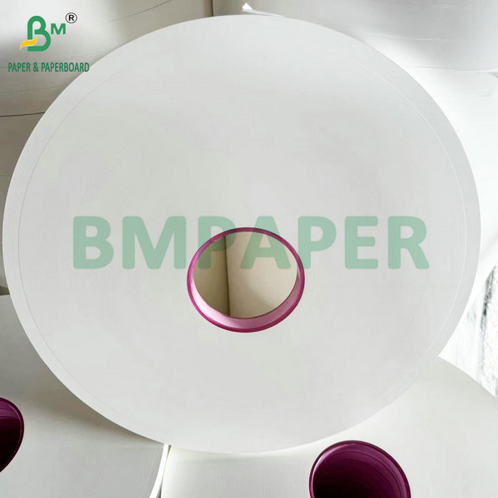 27mm 30mm 34mm 28gsm Food Grade Printable Straw Wrapping Paper In Roll