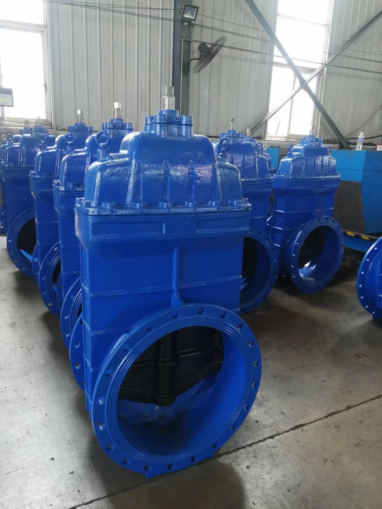 JIS GGG50 Worm Gear Resilient Seat Gate Valve For Water Industrial