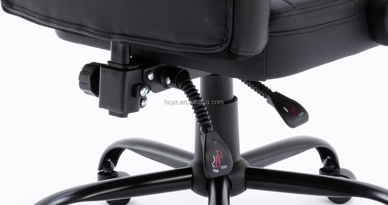 Cheaper Black Synthetic Leather Racing Gaming Chair with Backrest Adjustable 90 -180
