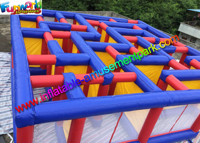 Funny Inflatable Air Maze , Mega Inflatable Maze Sport Games for Adults & Childrens