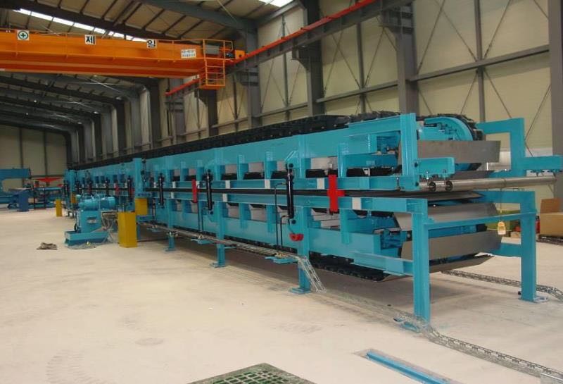 Polyurethane Sandwich Panel Manufacturing Line , Metal Sandwich Panel Equipment