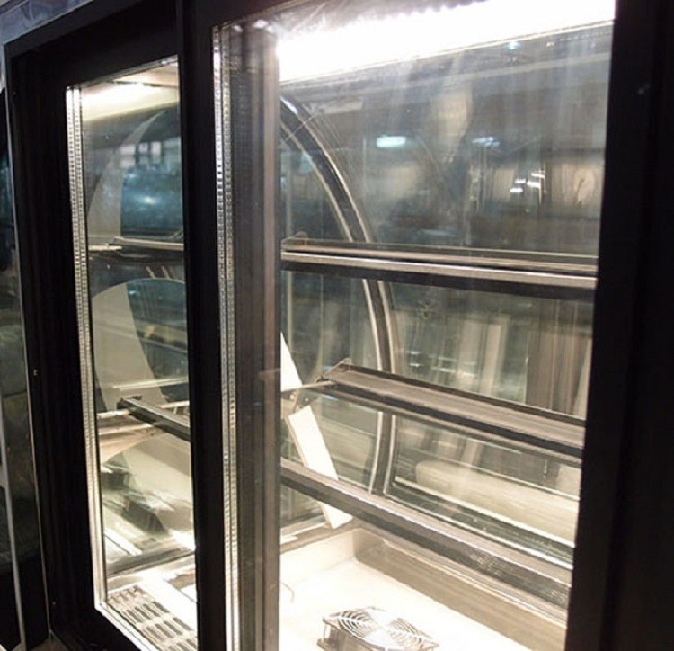 Commercial Cake Display Showcase , 2 Shelf Type Refrigerated Bakery Display Case