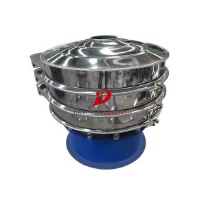 Round Soil Sieving Vibrating Screen Machine With Coarse Wire Diameter