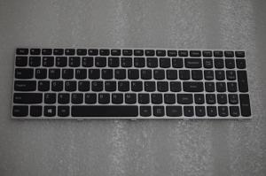 Quality AT Interface Type PC Laptop Keyboard , Lenovo G50 Gray Notebook Keyboard for sale