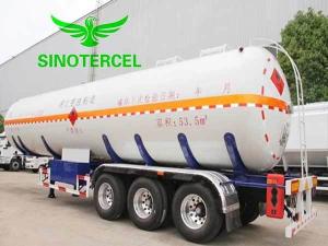 China Mn Steel Gas Tank Semi Trailer Fuel Tank 55000Liters Propane Semi Trailer on sale