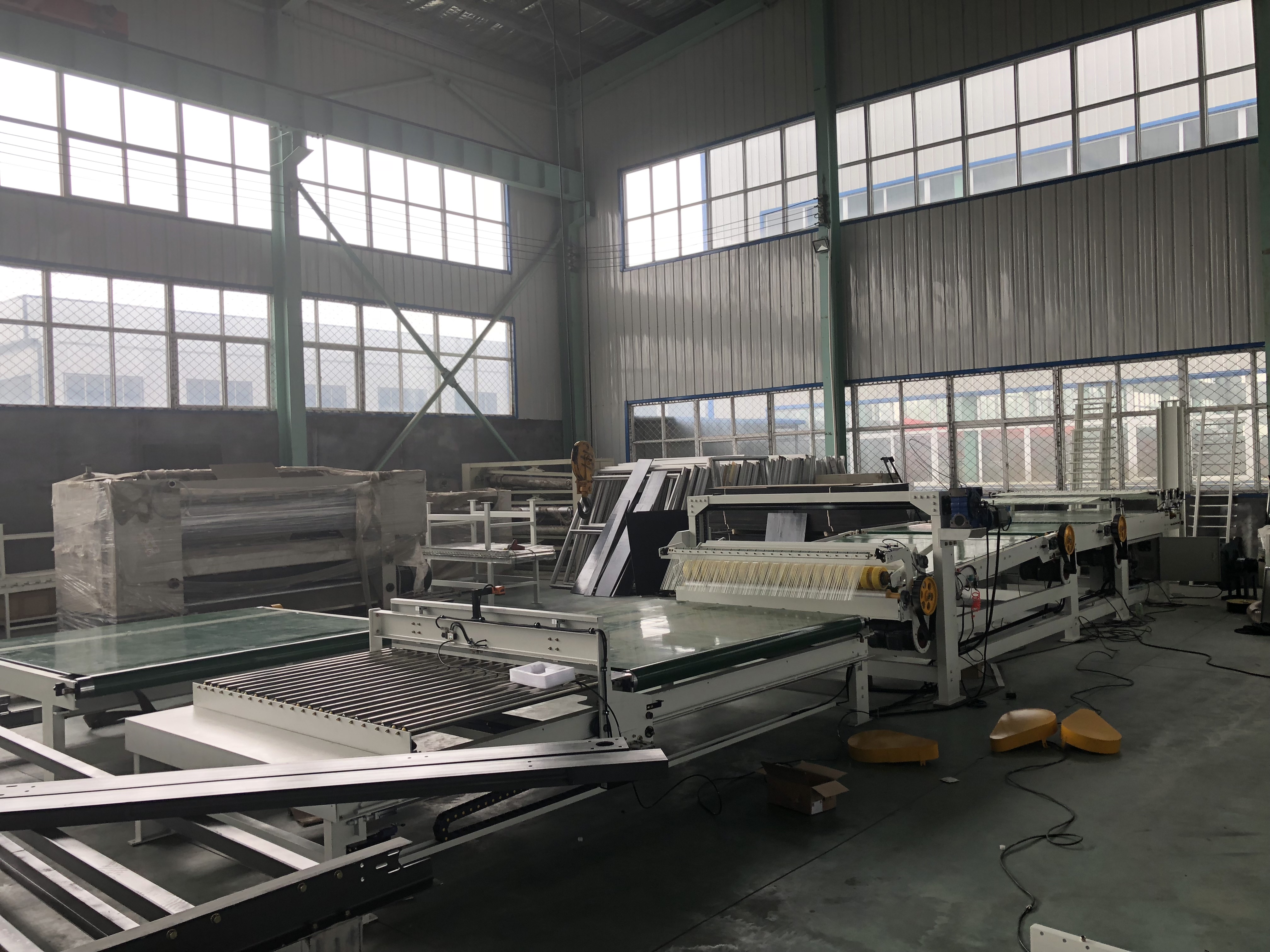 220v Corrugated Automatic Stacker Machine Production Line 7.5*3m