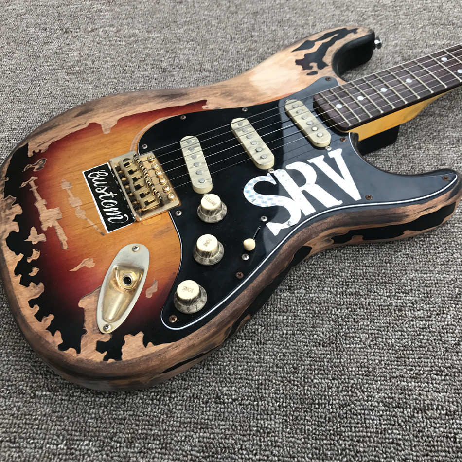 New high quality custom relic electric guitar, Rosewood Fingerboard relic electric guitar